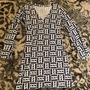 Mahi Gold Patterned Dress